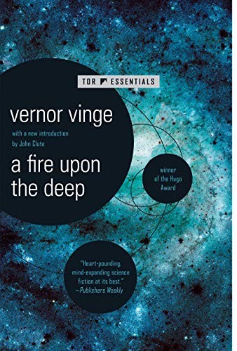 Vernor Vinge: A Fire Upon The Deep (Paperback, Tor Books)